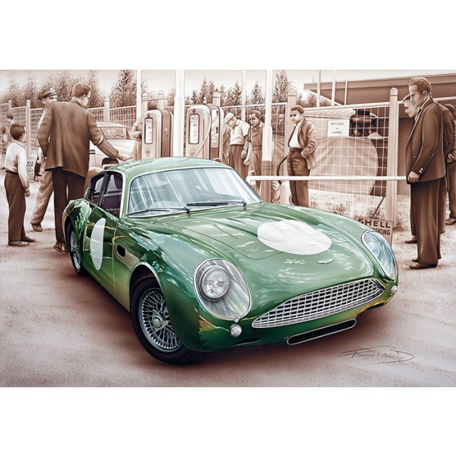Aston Martin DB4 GTZ Limited Edition print