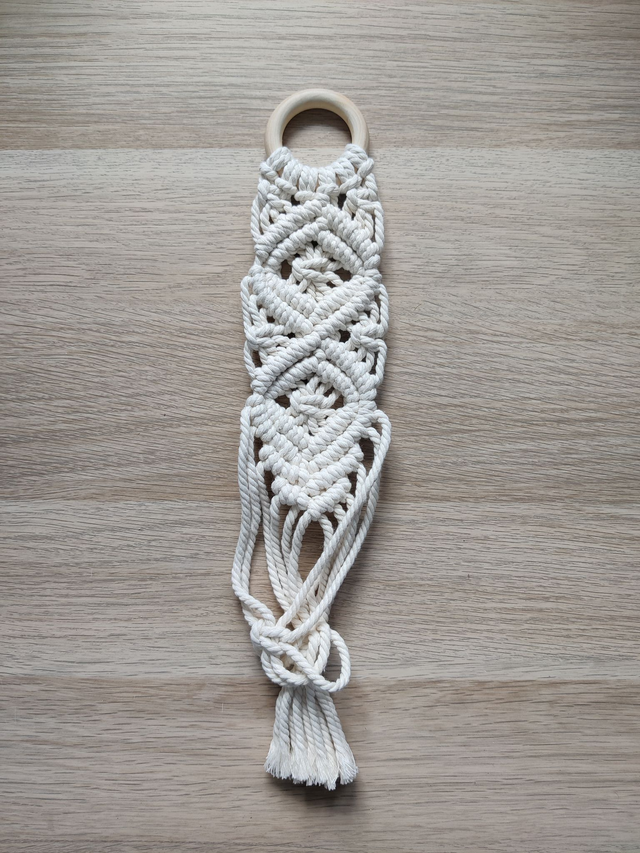 Suspension pour plantes - Pot moyen - Écru