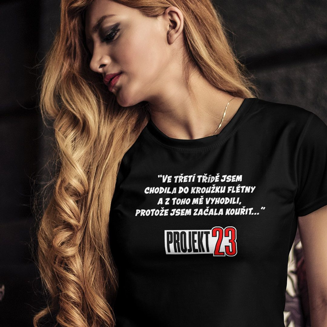 "Ve třetí třídě..." Dámské tričko