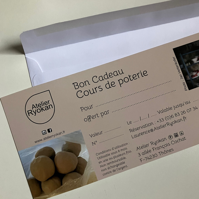 Adulte : Cours de poterie 2h