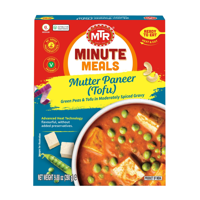 MTR RTE Matar Paneer (Tofu)- 300g