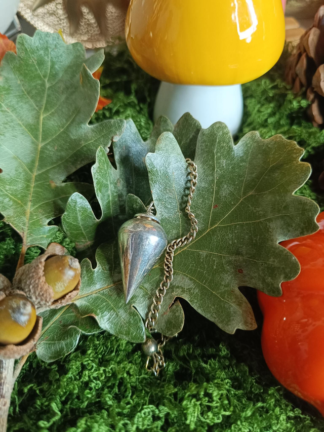 Pendule goutte métal 