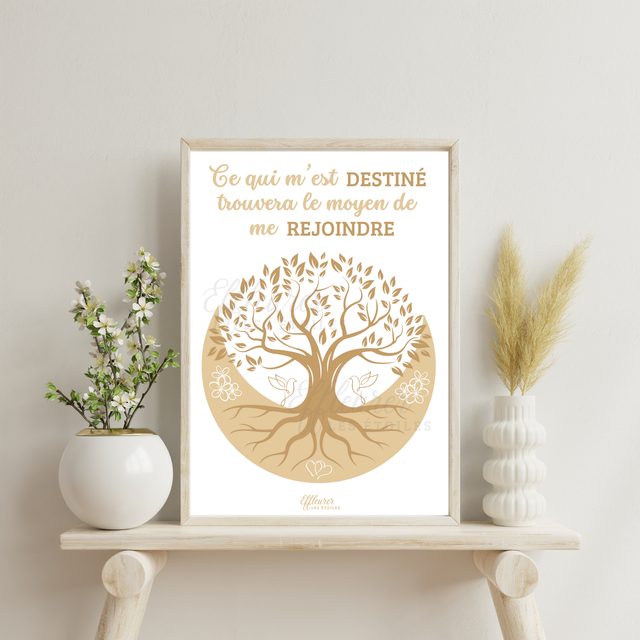 Affiche Mantra - Ce qui m'est destiné