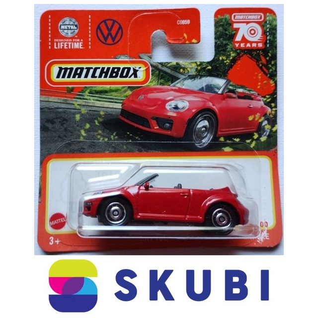 2019 VOLKSWAGEN BEETLE CONVERTIBLE - MATCHBOX 70 YEARS - 98/100