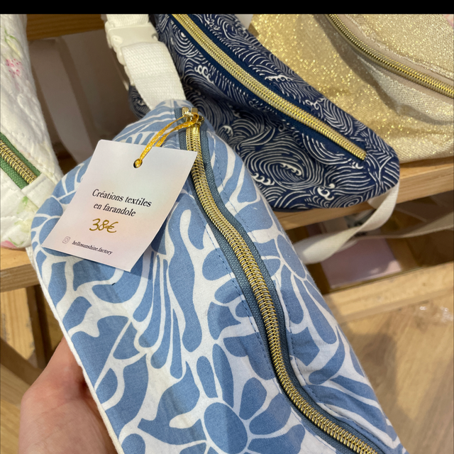 Banane fleurs bleues 70 - Hello Sunshine 