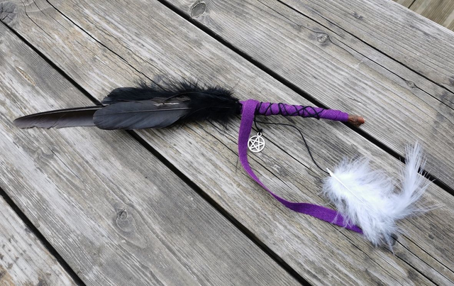 Plume de fumigation Violette 