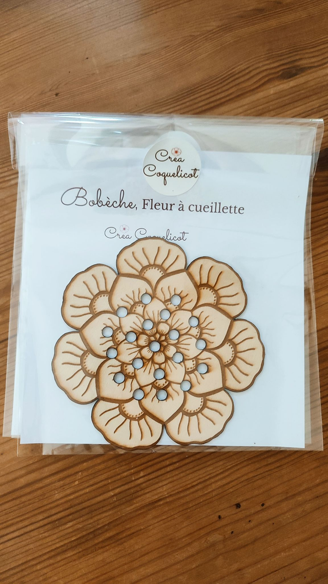 🌸 Bobèche Fleur à Cueillette – Créa Coquelicot