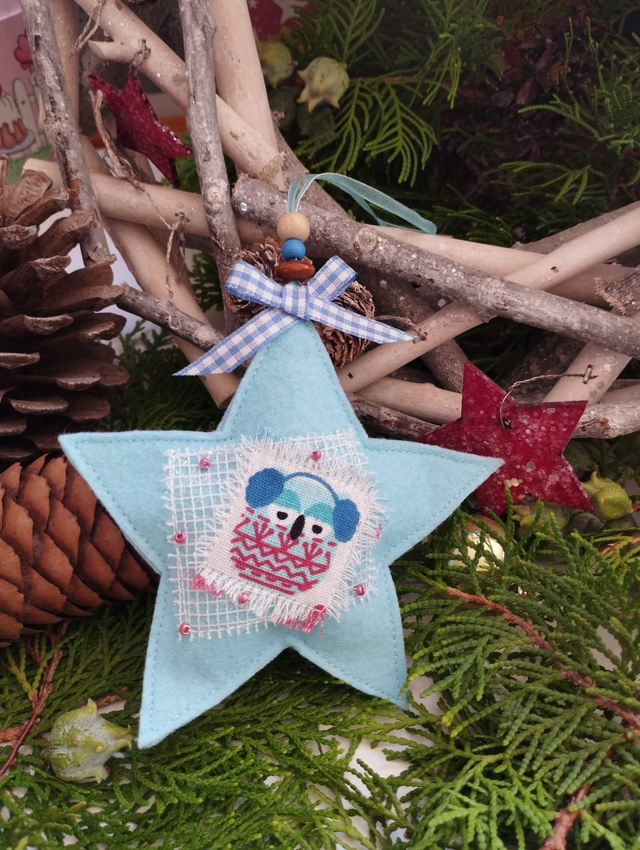 Décoration de Noël Feutrine - Étoile 