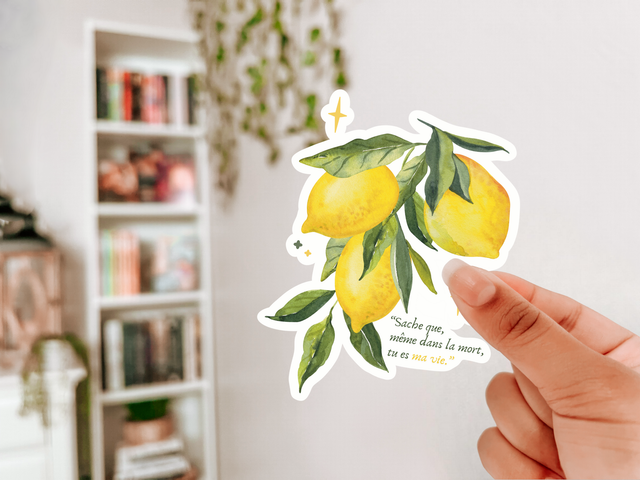 Sticker - Tant que fleuriront les citronniers 