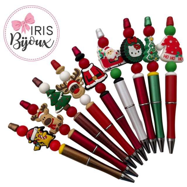Penna natalizia con elementi in silicone alimentare 