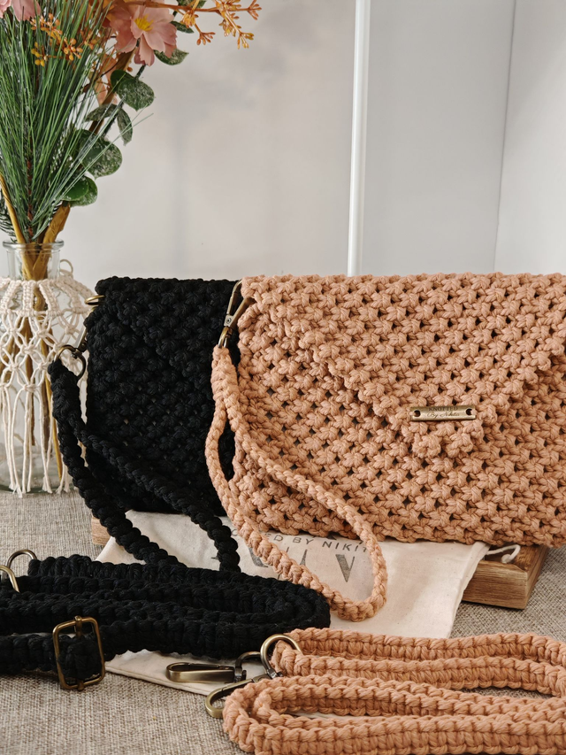 Nude Clutch with Adjustable Strap 