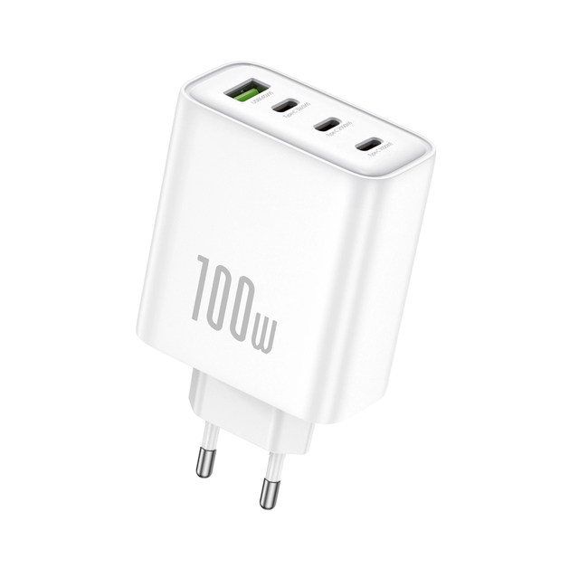 GaN Schell Ladegerät 100W 3 USB-C 1 USB-A