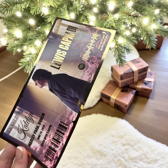 Any event design your own gift ticket