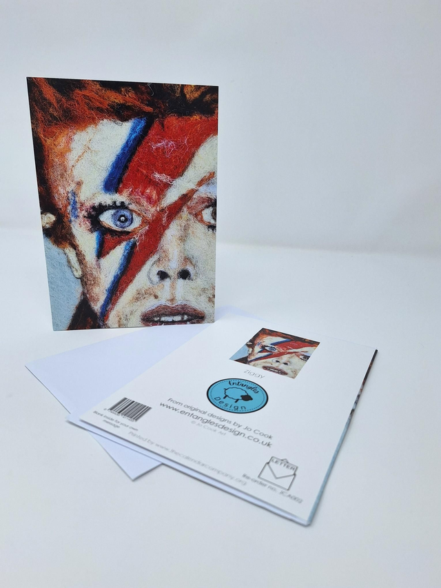 Ziggy, blank greetings card, art card 
