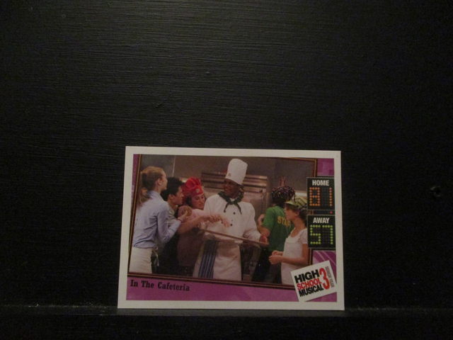 In The Cafeteria - Location Card High School Musical 3 Senior Year Original Trading Card
