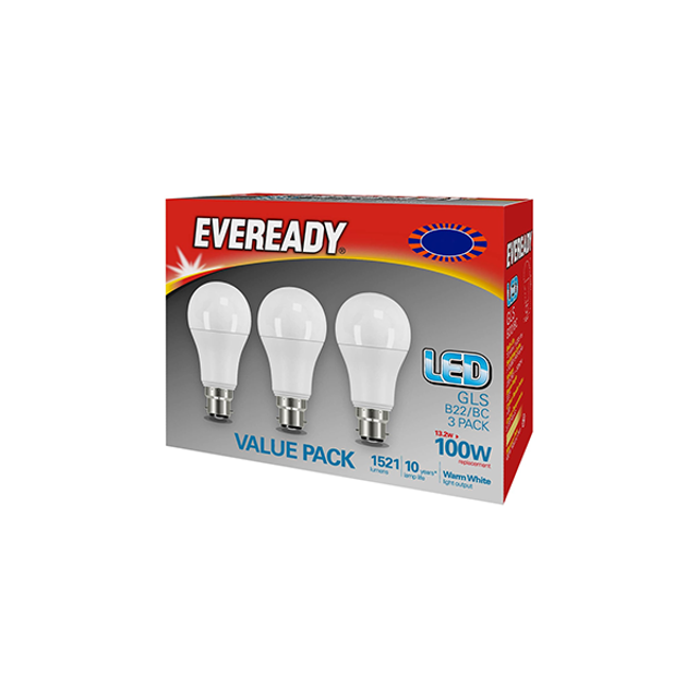 LED ENERGY SAVER LIGHT BULBS x3 PACK