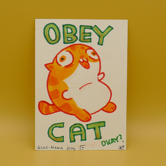 Mini Original - Obey Cat - only one available  