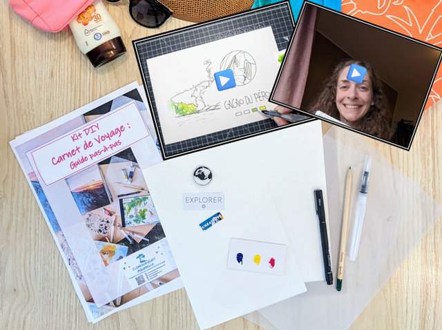 🌎 Kit Premium Carnet de Voyage DIY avec coaching individuel