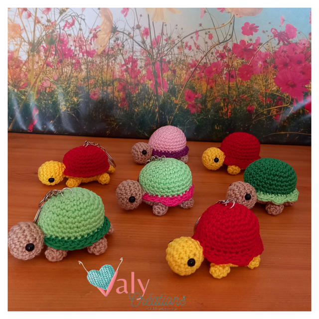 Porte clé Tortue ( sur commande)