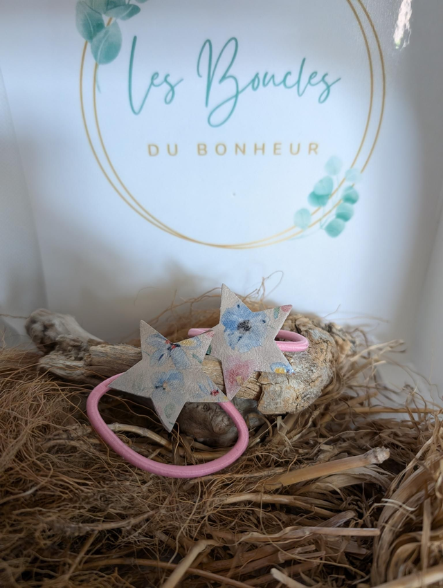Élastique étoile fleur 