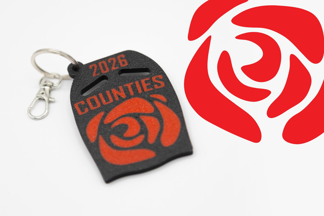 Lancashire Counties 2026 Personalised Keyring - PLEASE LEAVE NAME AND SwimEng NUMBER in message for merchant on checkout