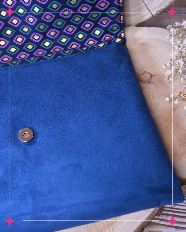 ✨ Pochette Papillon Bleu – Élégance, Magie & Liberté ✨