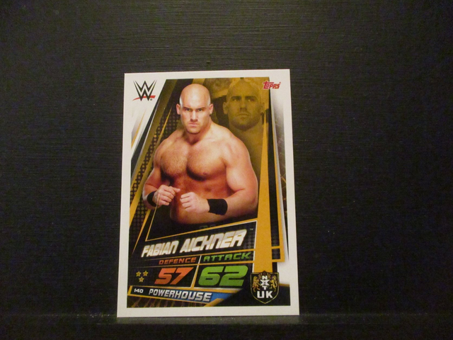 Fabian Aichner - NXT UK Slam Attax Universe Original Trading Card #140