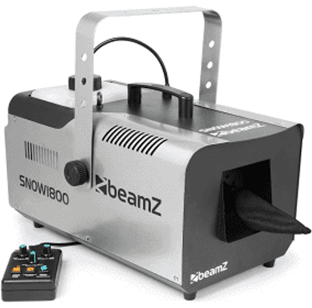 Snow machine with solution. 