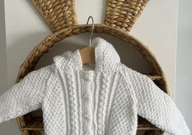 Glitter, fluffy hood cardigan 