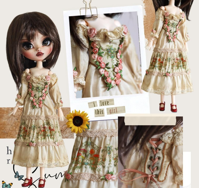 Garden of Fairies Sundress for Pullip