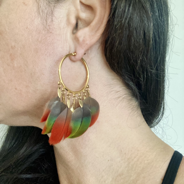 Boucles d’oreilles Bellissima exotique