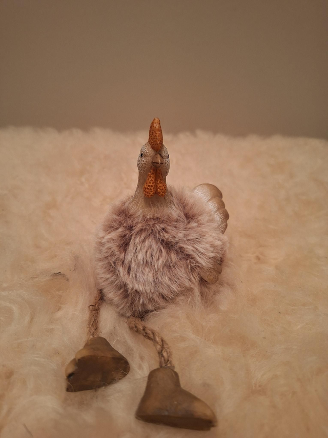 Kip Pluche Bungebeentjes Countryfield Groot