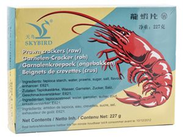 Skybird Prawn Crackers Raw 227g