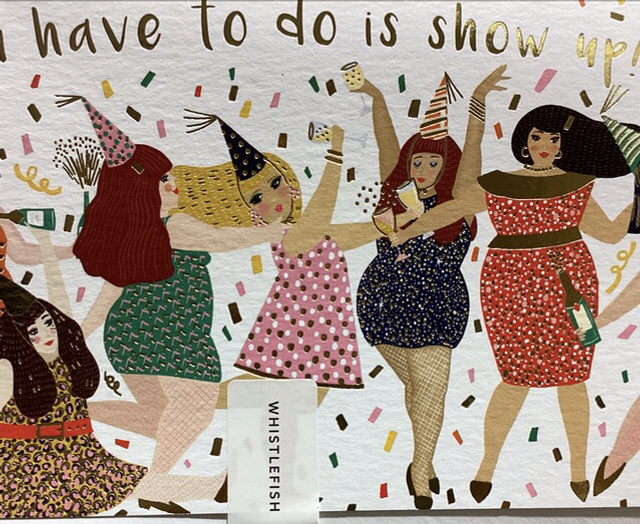 Birthday Open Party-time - All you have to do is show up! (Slim) WF