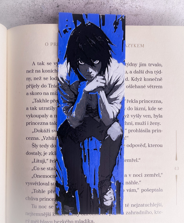 Záložka Anime Death note L