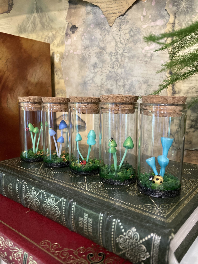 Phosphorescents vert bleu