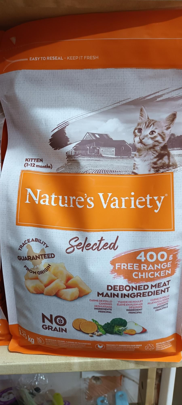 Nature's menu kitten food 1.25kg 