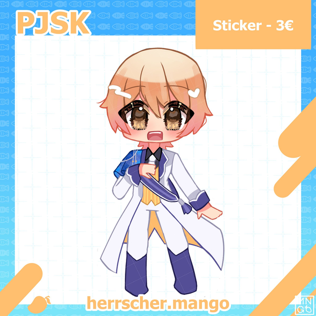 PJSK: Tsukasa Tenma - Matte Vinyl Sticker - 63.5mm