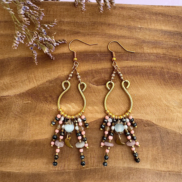 Boucles d'oreilles Luna