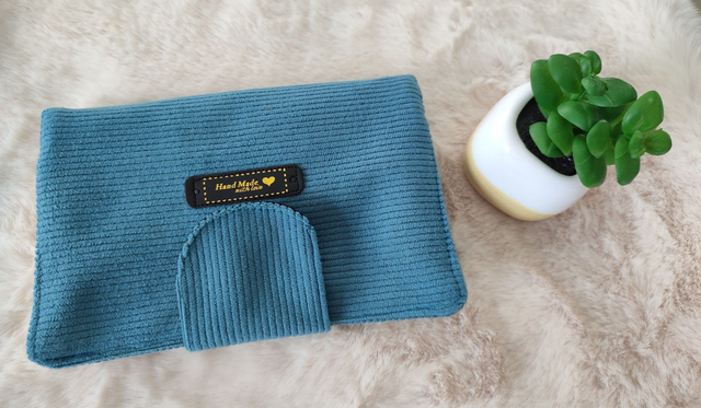 Portefeuille bleu roi