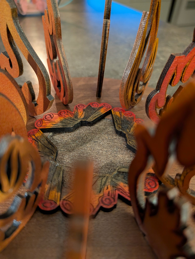 Photophore "au coin du feu"