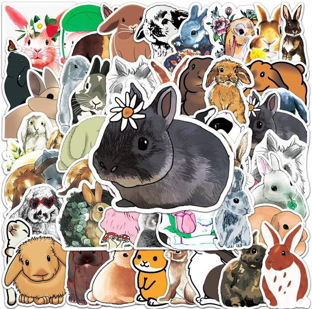Rabbit stickers