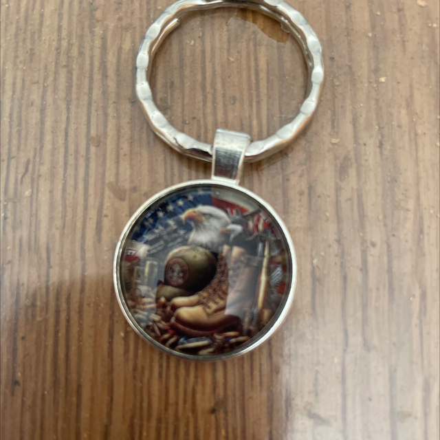 Porte clé boule métal modèle 3