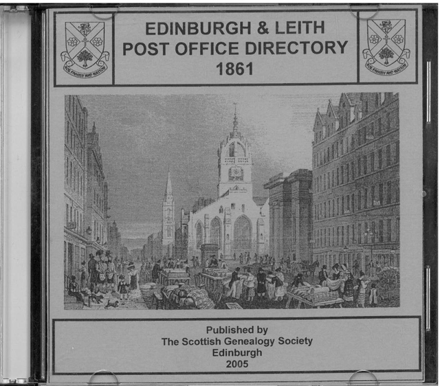 Edinburgh &amp; Leith Post Office Directory 1861
