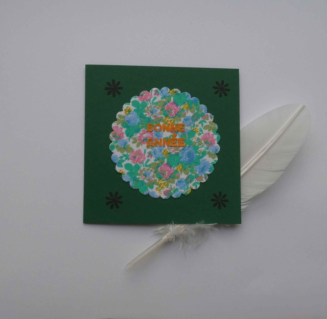 Bonne année en vert