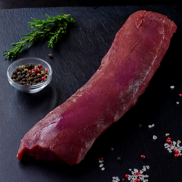 Hirschrücken ohne Knochen