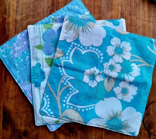 Kit zéro déchet cuisine bleu/vert