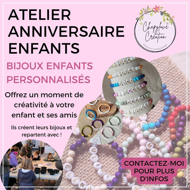 Animation - Atelier - Anniversaire Enfants