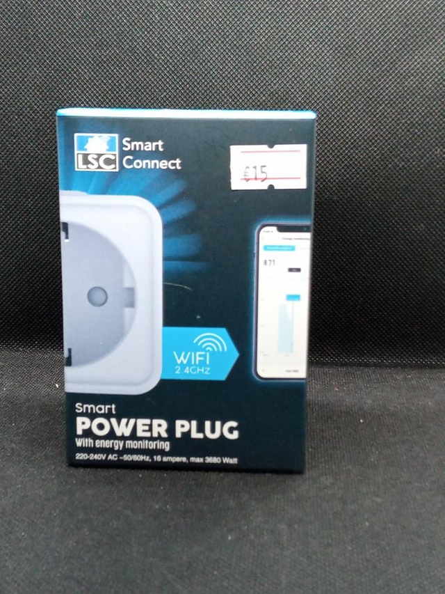 *0233-Smart
POWER PLUG
With energy monitoring
220-240V AC ~50/60z, 16 ampere, max 3680 Watt