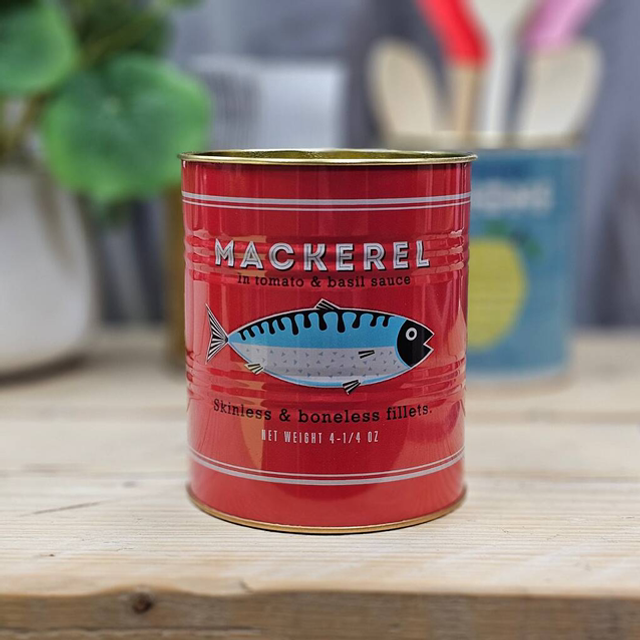 Large Mackerel Storage Tin